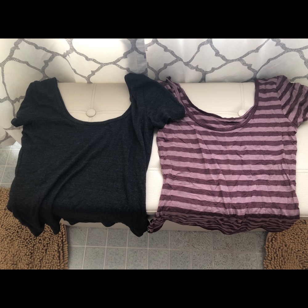 LOT OF 2-Oakley scoop neck and scoop back shirts
